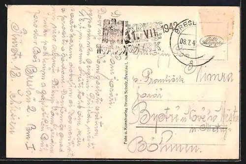 AK Breslau, Blick auf den Dom