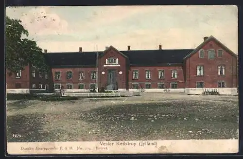 AK Vester Keilstrup /Jylland, Grosses Gebäude mit Seitenflügeln