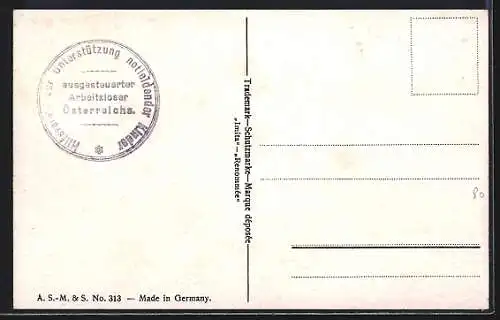 Ölgemälde-Imitations-AK Imita / A.S.-M. Leipzig Nr. 313: Stillleben, Kirschen in einem Korb