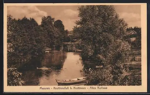 AK Masuren, Kruttinnafluss am alten Kurhaus