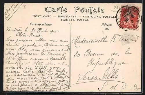 AK Verrières-le-Buisson, Établissements Vilmorin-Andrieux et Cie, entrée de la ferme