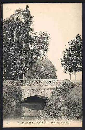 AK Verrières-le-Buisson, Pont sur la Bièvre