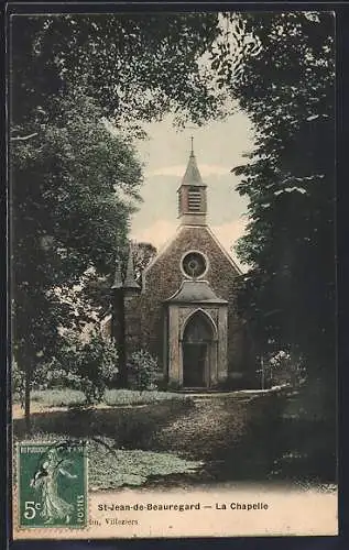 AK St-Jean-de-Beauregard, La Chapelle dans un cadre forestier