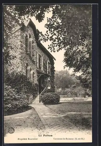 AK Verrières-le-Buisson, Le Perron de la Propriété Bourrelier