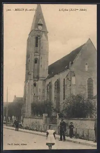 AK Milly, L`Église (XIIIe Siècle)