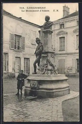 AK Longjumeau, Le Monument d`Adam