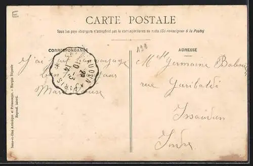 AK Arpajon, Hôtel de Ville et passage de l`aviateur Chevillard sur son biplan H. Farman