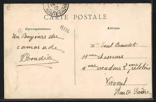 AK Angerville, La Mairie et la place pavée adjacente