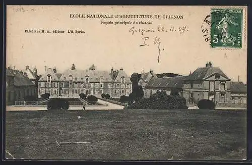 AK Grignon, Facade principale du château de l`École Nationale d`Agriculture