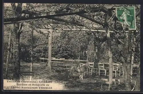 AK Lozère, Jardins et bosquets de l`Hôtel-Restaurant Thomas