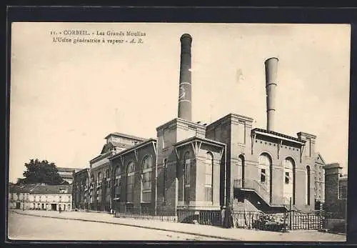 AK Corbeil, Les Grands Moulins, L`Usine génératrice à vapeur