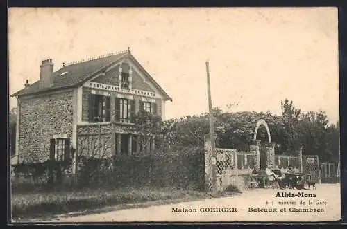 AK Athis-Mons, Maison Goerger, Restaurant et Terrasse près de la gare