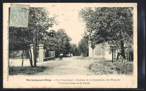 AK Morsang-sur-Orge, Parc Beauséjour et Avenues de la Faisanderie et des Muguets