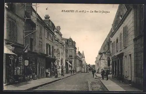 AK Étampes, La Rue St-Jacques