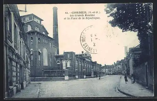 AK Corbeil, Les Grands Moulins et la Place de la République