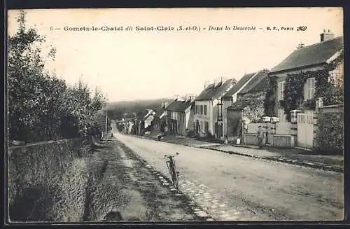 AK Gometz-le-Châtel, Dans la Descente