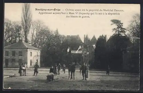 AK Savigny-sur-Orge, Château de l`ancien Maréchal Davoust pour les blessés de guerre