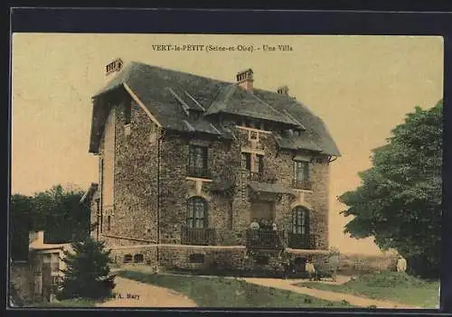 AK Vert-le-Petit, Une Villa