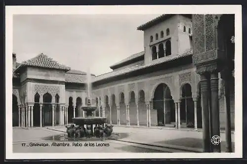 AK Granada, Alhambra, Patio de los Leones