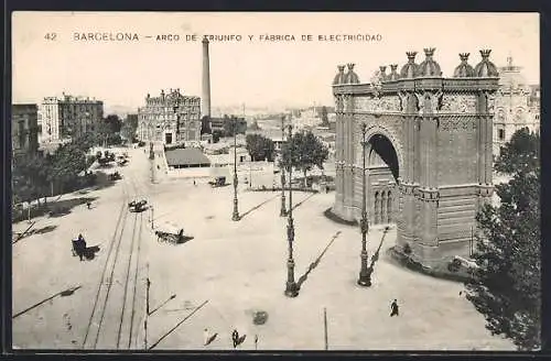 AK Barcelona, Arco de Triunfo y Fabrica de Electricidad