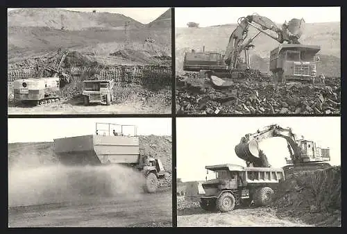 AK Coalville, Coalfield Farm, Stripping overburden to the coal, coal shovel loading coal, reducing overburden