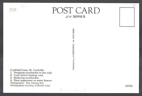 AK Coalville, Coalfield Farm, Stripping overburden to the coal, coal shovel loading coal, reducing overburden