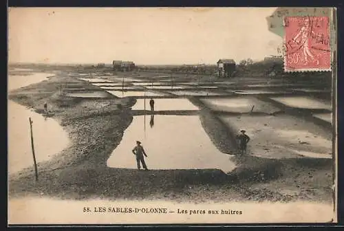 AK Les Sables-d`Olonne, Les parcs aux huitres