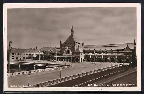 AK Kobenhavn, Personbanegaarden, Bahnhof