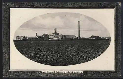 AK Bollingen i. Lothr., Die Grube Reichsland, Gesamtansicht