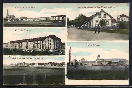 AK Aumetz, Beamtenwohnungen, Kolonie des Ortes