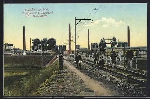 AK Maizières-les-Metz, Rombacher Hüttenwerk, Abt. Moselhütte