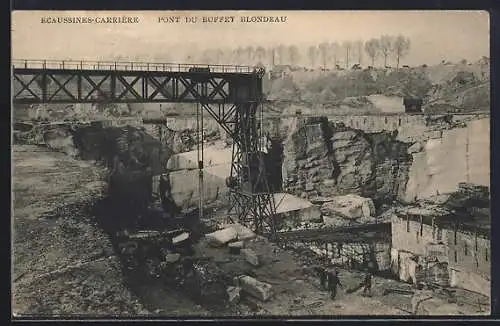 AK Ecaussines-Carrière, Pont du Buffet Blondeau