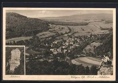 AK Würgau /Opf., Nebelstein, Gesamtansicht vom Nebelstein