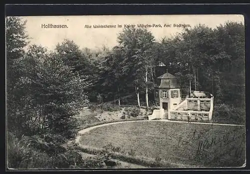 AK Holthausen / Herne, Gasthaus Alte Waldschenke im Kaiser-Wilhelm-Park