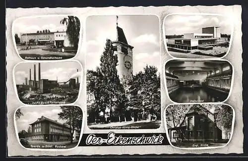 AK Oer-Erkenschwick, Hallenbad, Stadthalle, Zeche Ewald Fortsetzung