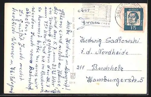 AK Gelsenkirchen, Partie an der Hauptpost