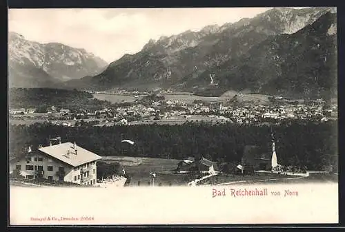 AK Bad Reichenhall, Ortsansicht von Nonn