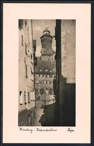 AK Nürnberg, Blick zum Vestnertorturm