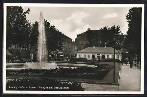 AK Ludwigshafen a. Rhein, Anlagen am Ludwigsplatz