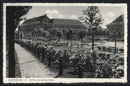 AK Oldenburg i. O., Partie am Dobbenteich