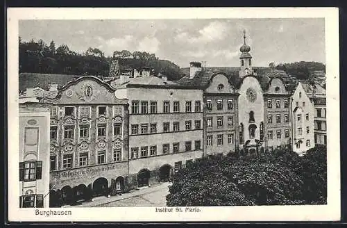 AK Burghausen / Salzach, Institut St. Maria