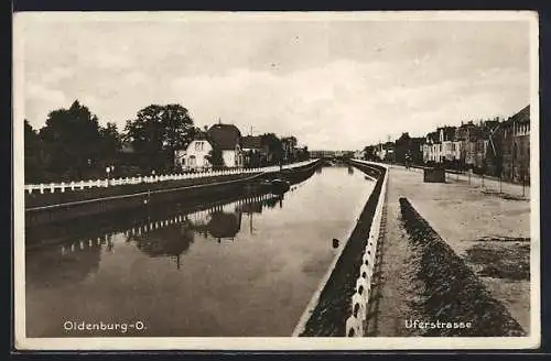 AK Oldenburg /Oldenburg, Uferstrasse