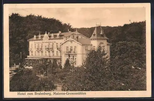 AK Malente-Gremsmühlen, Hotel zum Brahmberg