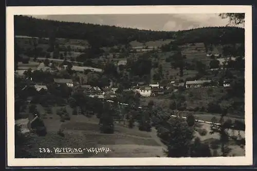 AK Aggsbach /Wachau, Köfering mit Landstrasse aus der Vogelschau