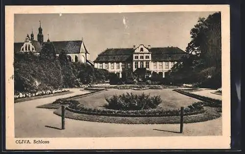 AK Oliva, Blick zum Schloss