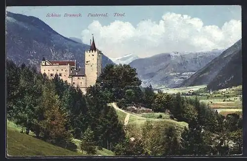 AK Bruneck im Pustertal, Gesamtansicht mit Schloss Bruneck