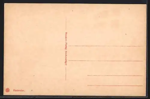 AK Haderslev, Ortsansicht mit Boot