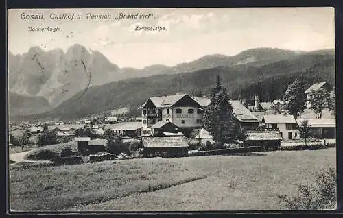 AK Gosau, Gasthof und Pension Brandwirt, Donnerkogeln, Zwieselalpe