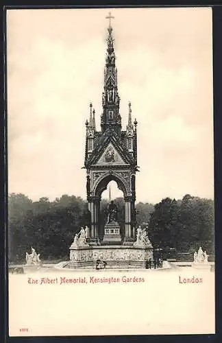 AK London, Kensington Gardens, The Albert Memorial