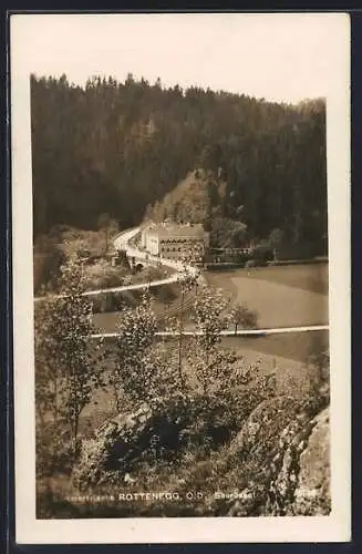 AK St. Gotthard im Mühlkreis, Rottenegg, Panorama, Gasthof Saurüssel